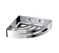 Gedy G-Hanoi, porte-objets de douche d'angle, organisateur de salle de bain en acier inoxydable aisi 304 avec finition chromée, dimensions 4,5 x 21 x 21 cm et 0,55 kg, design R&S, 2 ans de garantie
