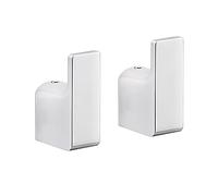 Gedy G-Kuala Lumpur Portant à vêtements en Cromall, laiton et verre 5,3 x 2 x 3,3 cm Poids 0,19 kg Design R&D Chromé