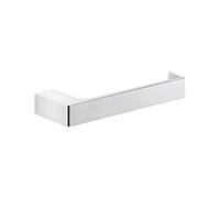 Gedy G-Kuala Lumpur Porte-Rouleau de Papier Toilette, Couleur chromée, Composants en cromall, Laiton et Verre, Dimensions : 2,5 x 17,5 x 6,6 cm et Poids 0,25 kg, Design R&D, chromé, Unique