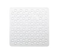 Gedy G-Maim antidérapant Douche avec ventouses, Dimensions : 50 x 50, Tapis de Bain en résine, Finition Transparente, Design R&S, fabriqué en Italie, Tapis Lavable en Machine, 2 Ans de Garantie,