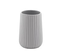 Gedy Gris, G-Marika, Salle de Bain, Porte-Brosse à Dents en céramique, Design R&S, Dimensions 11,6 x 8 cm, 2 Ans de Garantie, Unique