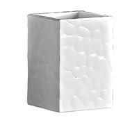 Gedy G-New Martina, Salle de Bain, Porte-Brosse à Dents en céramique, 2 Ans de Garantie, Design R&S, Dimensions 11 x 7,5 x 7,5 cm, Unique