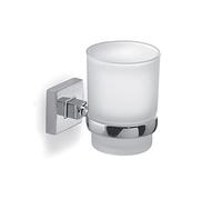 Gedy G-Pukhet Porte-brosses à dents, couleur chrome, composants fabriqués en acier inoxydable et chrome, garantie 2 ans, dimensions 9,5 x 6,7 x 10,2 cm et poids 0,27 kg, design R&S inoxydable, chromé,