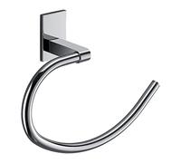 Gedy G-Singapore, Serviettes à Anneau, Couleur Chrome, Porte-Serviettes en Acier Inoxydable et Cromall, 10 Ans de Garantie, Design R&S, Dimensions 16,3 x 22,3 x 6,6 cm, Inoxydable, chromé, Unique