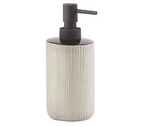 Gedy Gris, G-Naomi, Distributeur de Savon pour Salle de Bain, fabriqué en céramique, Garantie 2 Ans, Dimensions 18, 5 x 7,5 cm et Poids 0,346 kg, Design R&D, Unique