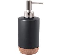 Gedy Ilary Distributeur de Savon en céramique Noir 7 x 7 x 17 cm