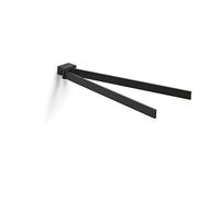 Gedy Lounge Porte-Serviettes, cromall, Noir, Double
