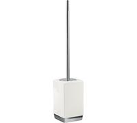 Gedy G-Lucy, Porte-Brosse WC en céramique, pour Salle de Bain, fabriqué en céramique, Dimensions 47 x 9,7 x 9,7 cm et Poids 0,884 kg, Design R&D, 2 Ans de Garantie, Unique