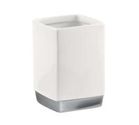 Gedy Lucy Verre, céramique, Blanc, 7,3 x 7,3 x 10,3