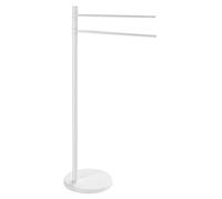 Gedy MAMMOLO Porte-Serviette sur Pied, Aluminium, Blanc, 35 x 21 x 89 cm