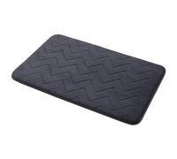 Gedy Mousse Tapis de Bain antidérapant en Polyester, 60 x 40 cm, Anthracite