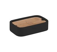 Gedy Ninfea Porte-Savon Noir-Bambou