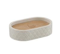 Gedy Porte-Brosse WC, béton, Gris, 10 x 47,5