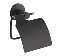 Gedy Porte-Rouleau avec Couvercle Felce Plus Noir Mat