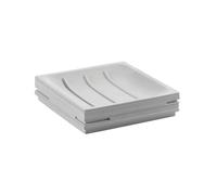 Gedy - PORTE SAVON BLANC QUADROTTO - Gedy - G-QU110200300