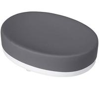 Gedy G-New Mizar Porte-Savon Gris, Composants réalisés en céramique, Dimensions 3 x 12,3 x 9 cm et Poids 0,315 kg, Design R&S, Unica