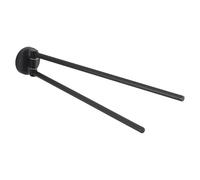 Gedy Porte-Serviettes Double articulé Felce Plus Noir Mat
