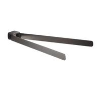 Gedy Porte-Serviettes Double articulé Pirenei Gun Metal