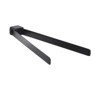 Gedy Porte-Serviettes Double articulé Pirenei Noir Mat