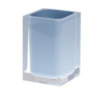 Gedy Rainbow Porte-Brosse à Dents, résine, Bleu Ciel, 7,2 x 7,2 x 11 cm