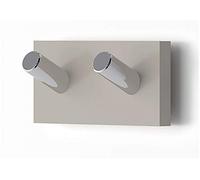 Gedy Rainbow Porte-Manteau de, résines termoplásticas, Beige, Double