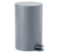 Gedy Sharon Poubelle à pédale et couvercle 3 litres Gris