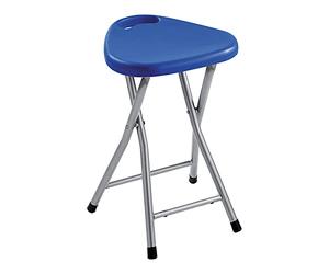 Gedy - Tabouret Repliable Plastic/MÉTAL Bleu - Gedy - G-CO750500300