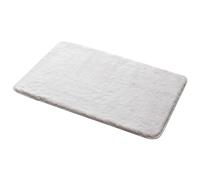 Gedy Tapis de Bain Fuzzy 80x50cm Blanc