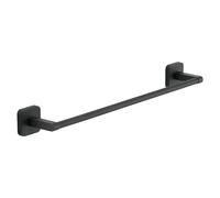 Gedy Tonga Porte-Serviettes Mural adhésif sans perçage 45 x 6,9 x 4,7 cm Noir Mat Acier Inoxydable