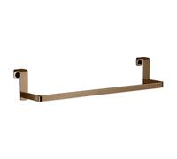 Gedy Tosca Porte-Serviette de Salle de Bain sans perçage à Suspendre, Acier Inoxydable, Or Rose, 37 x 8,5 x 6,5 cm