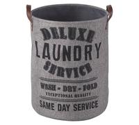 Gedy Vintage Panier à linge 60 litres Gris