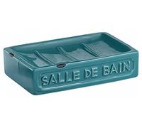 Gedy Vivienne Porte-Savon, céramique, Bleu, Taille Unique
