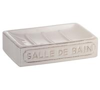Gedy Vivienne Porte-Savon en céramique, Blanc, 13 x 8,4 x 3,2 cm