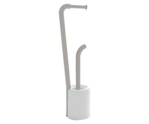 Gedy Wendy Colonne de Pied, Résine, Blanc et Beige, 16 x 20.4 x 69.80 cm