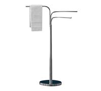 GEDY Winny Porte-Serviettes de Bain chromé avec Bras Mobiles, Tailles et Poids: 89X25X43,6 CM & 3,5 KG, Porte-Serviette en Acier Inoxydable et Cromall®, Design R&S gedy, 2 Ans de Garantie