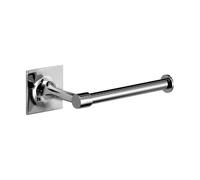 Gedy Wizard Porte-Rouleau Dimensions : 4,9 x 14,5 x 7,6 cm, Porte Papier Toilette en Laiton et Chrome, Finition chromée, fixable avec Double Face 3 m, Design R&S, 2 Ans de Garantie, Chrome, Unique