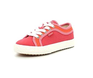Geeck, Sneakers Basses Mixte, Rouge, 25