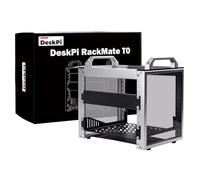 GeeekPi 4U Server Cabinet, 10 inch Server Rack for Network, Servers, Audio, and Video Equipment, DeskPi RackMate T0 Rackmount