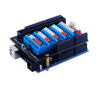 GeeekPi Arduino Screw Terminal Hat pour Arduino UNO, GPIO Screw Terminal Block Breakout Module avec Horn Socket Connector, GPIO Expansion Board Breakout pour Arduino UNO