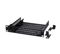 GeeekPi DeskPi RackMate 1U Rack Mount Shelf, 10 inch Mini PC Rack Shelf with RJ45 CAT6 Port & Mini HDMI Port for DeskPi RackMate T1/T0