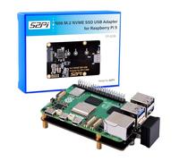 GeeekPi N06 M.2 NVME SSD USB Adapter for Raspberry Pi 5, Support M.2 NVMe SSD 2230 2242 2260 2280