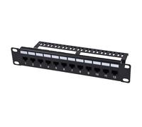 GeeekPi Panneau de brassage 12 ports Cat6, panneau modulaire à montage en rack 1U avec coupleur Keystone et gestion des câbles pour DeskPi RackMate T1/T0/T2/T0 Plus/T1 Plus, rack serveur et armoire