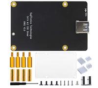 GeeekPi pour Raspberry Pi 4, X862 V2.0 M.2 NGFF SATA SSD Carte d'extension de Stockage avec Connexion USB 3.1 Support Key-B 2280 SSD Uniquement