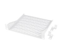 GeeekPi RackMate Accessoires Rack Shell 10" 1U Étagère de serveur, étagère ventilée, support en porte-à-faux, support mural, appareil universel, étagère d'armoire réseau, plateau de montage pour