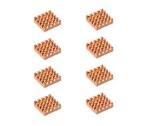 GeeekPi Raspberry Pi Copper Heatsink Radiator with Thermal Conductive Adhesive 15x15x5mm for Raspberry Pi/Orange Pi/Rock Pi/Tinker Board/PCB Board CPU Chip