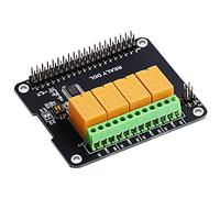 GeeekPi Raspberry Pi Expansion Board, 4 Channel Relay Board Module, Module de Relais d'alimentation pour Raspberry Pi 2B/3B/3B +/4B (Aucune Programmation requise/programmable)