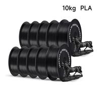 GEEETECH 10Kg dans une boîte mat/PETG/soie PLA/TPU/ABS 3D PLA Filament 1.75mm fil de bobine pour matériel d'imprimante 3D, sécurité PLA Red 10Kg