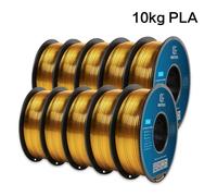 GEEETECH 10Kg dans une boîte mat/PETG/soie PLA/TPU/ABS + Filament PLA 3D fil de bobine 1.75mm pour matériel d'imprimante 3D, sécurité PETG Black 10Kg