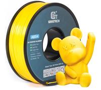 GEEETECH Filament ABS+ 1,75 mm, filament d'imprimante 3D ABS+ 1 kg, précision dimensionnelle +/- 0,03 mm, Jaune