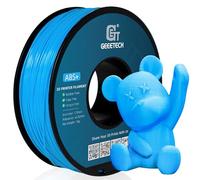 GEEETECH Filament ABS+ pour imprimante 3D 1.75mm, 1KG 1 bobine,Bleu eau